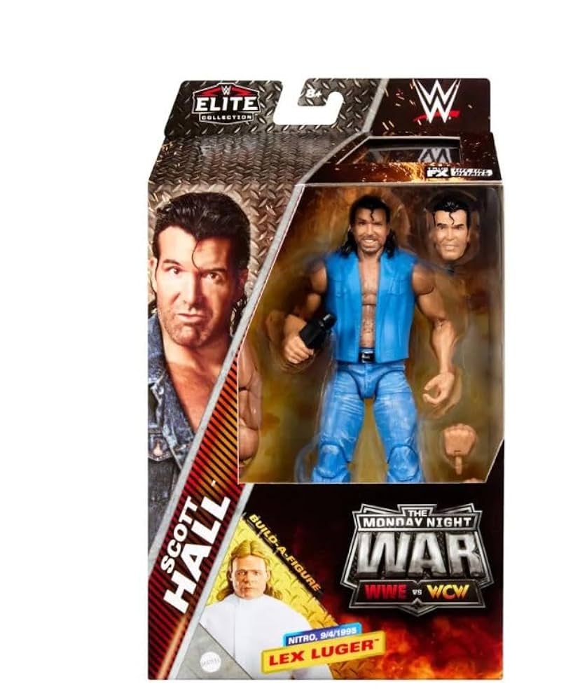 スポーツ Mattel WWE Elite Ultimate Scott Hall Scott Hall - WWE Ultimate Edition Ringside Exclusive Toy